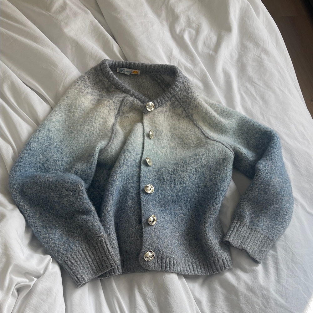Blue Ombre Cardigan